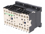 Contactor: 3-pole reversing | NO x3 | Auxiliary contacts: NO | 24VDC