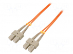 Fiber patch cord | OM2 | both sides,SC/UPC | 1m | LSZH | orange