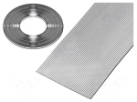 Wire: ribbon | 1mm | stranded | Cu | 12x28AWG | unshielded | PVC | grey