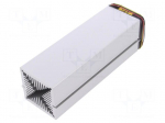Heatsink: extruded | L: 150mm | W: 50mm | H: 50mm | aluminium | plain
