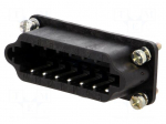 Connector: rectangular | female | Han Staf | PIN: 14 | size 10A | 10A