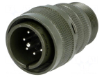 Connector: circular | Series: DS/MS | plug | male | PIN: 8(1+7) | 500VAC