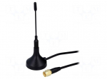 Antenna | RF | 3dBi | Mounting: magnet | 1710&divide;1990MHz,824&divide;960MHz | SMA