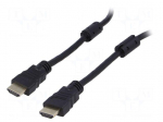 Cable | HDMI 1.4 | HDMI plug,both sides | 10m | black