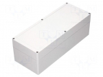 Enclosure: multipurpose | X: 140mm | Y: 353mm | Z: 121.5mm | light grey