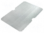 Mounting plate | steel | W: 400mm | L: 600mm | Series: CAB | CABABS604022