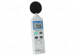 Meter: sound level | LCD | 3,5 digit | Sound level: 35&divide;130dB