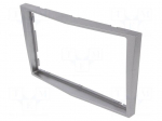 Radio frame | Opel | 2 DIN | silver
