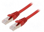 Patch cord | ETHERLINE&reg; Cat.6a,S/FTP | Cat: 6a | stranded | Cu | 1m