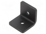 Angle bracket | for profiles | with bore without countersunk