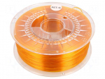 Filament: PET-G | &Oslash;: 1.75mm | orange,transparent | 220&divide;250&deg;C | 1kg