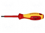 Screwdriver: insulated | hex key | HEX 5mm | Blade length: 75mm
