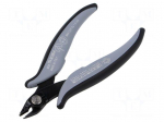 Pliers | cutting,miniature,curved | ESD | 138mm | with small chamfer