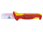 Knife | for electricians | straight | Tool length: 190mm | 1kVAC