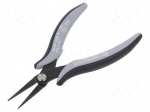 Pliers | smooth gripping surfaces,flat | ESD | 155mm