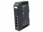 Switch Ethernet | unmanaged | Number of ports: 4 | 9.5&divide;31.5VDC | RJ45
