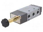 Electromagnetic valve | 1.5&divide;8bar | 5/2 | Thread: G 1/8" | 800l/min