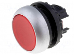 Switch: push-button | 22mm | Stabl.pos: 2 | red | M22-FLED,M22-LED