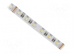 LED tape | RGBW | 5050 | LED/m: 60 | 12mm | white PCB | IP20 | 120&deg; | 19.2W/m