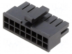 Connector: wire-board | plug | female | Micro-Fit 3.0 | PIN: 16 | nylon