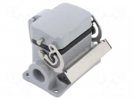 Enclosure for connectors: HDC | size 3 | for panel mounting | PG16