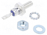 Diode: rectifying | 1.2kV | 12A | cathode to stud | DO203AA,DO4 | 1.26V