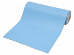 Mat: bench | ESD | blue (bright) | L: 10m | Width: 0.6m | Thick: 2mm