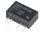 Converter: DC/DC | 3W | Uin: 4.5&divide;5.5VDC | Uout: 5VDC | Iout: 600mA | SIP7