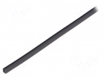 Hole and edge shield | polyetylene | L: 30.5m | black | H: 5.6mm