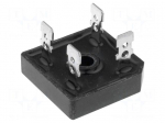 Bridge rectifier: single-phase | Urmax: 600V | Ufmax: 1.1V | If: 35A