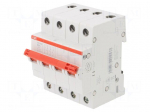 Switch-disconnector | Poles: 4 | for DIN rail mounting | 63A | 415VAC