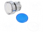 Switch: push-button | 22mm | Stabl.pos: 1 | blue | ZBVB,ZBVG,ZBVJ,ZBVM