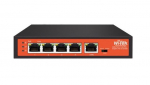 WI-PE51G ~ Gigabit PoE Pagarinātājs 90W PoE-in / 4 PoE-out