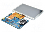 Display: TFT | 4.3" | 480x272 | Illumin: LED | Interface: I2C,SPI | EVE