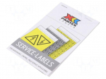 Safety sign | self-adhesive folie,vinyl | black | 16mm | Marking: L1