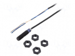 Sensor: inductive | OUT: PNP / NO | 0&divide;2.5mm | 10&divide;36VDC | M8 | 2m | IP67