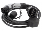 EMobility: cable | 1x0.5mm2,3x4mm2 | 250VAC | 8kW | IP44 | single-phase