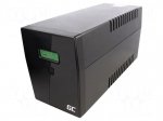 Power supply: UPS | 1.2kW | 2kVA | 207&divide;253V | 380x158x198mm | 9Ah