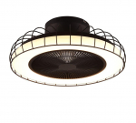 WiZ Sandfjord LED ceiling fan matt black ventilators