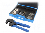 Tool: for crimping | 237mm | Kit: crimping jaws