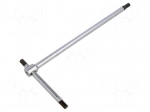 Wrench: hex key | HEX 6mm | Overall len: 215mm | Kind of handle: T