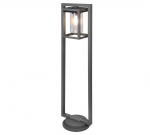 Trio-Lighting Lunga stabiņ&scaron; 100 cm E27 anthracite dusk sensor lampa ar kustības sensoru