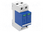 Surge arrester | Type 2 | Poles: 2 | for DIN rail mounting | -10&divide;85&deg;C