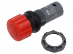 Switch: emergency stop | 22mm | Stabl.pos: 2 | NC + NO | red | Pos: 2
