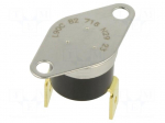 Sensor: thermostat | NO | Topen: 90&deg;C | Tclos: 75&deg;C | 10A | 240VAC | &plusmn;5&deg;C