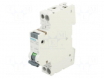 RCBO breaker | Inom: 4A | Ires: 30mA | Poles: 1+N | 230/400VAC | IP20