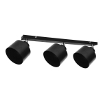 Uued tooted // LISA oprawa ścienno-sufitowa, moc max. 3x60W, E27, czarna, listwa