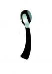 Curved spoon for right-handed person
