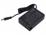 Power supply: switching | mains,plug-in | 12VDC | 6.25A | 75W | 90%
