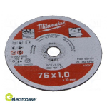 Cutting wheel | &Oslash;: 76mm | &Oslash;hole: 10mm | metal,stainless steel | 5pcs.